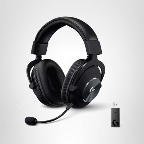 Logitech G Pro X Wired Gaming Headset: Blue VO!CE Detachable Boom Mic