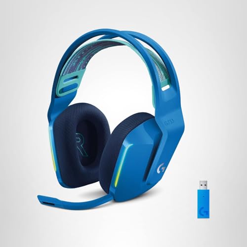 Logitech G733 Lightspeed Wireless Gaming Headset, Suspension Headband