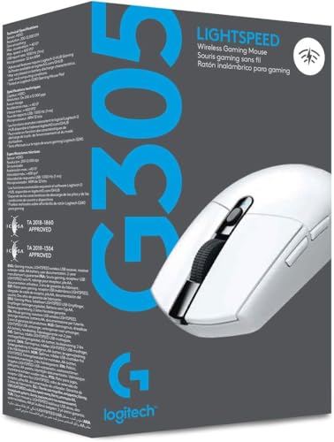 Logitech G305 Lightspeed Wireless Gaming Mouse, Hero Sensor