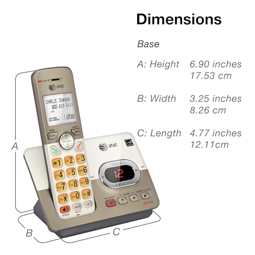AT&T EL51203 DECT 6.0 2-Handset Cordless Phone