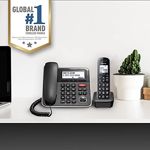 Panasonic Expandable Corded/Cordless Phone System with Answering Machine