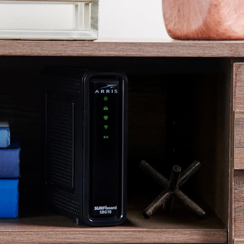 Arris (SBG10) - Cable Modem Router Combo - DOCSIS 3.0 16 x 4 Gigabit