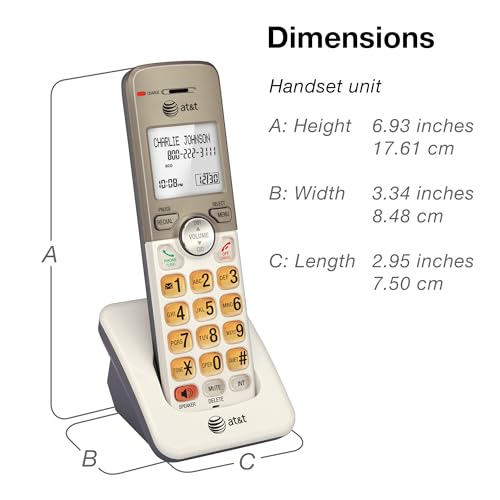 AT&T EL51203 DECT 6.0 2-Handset Cordless Phone