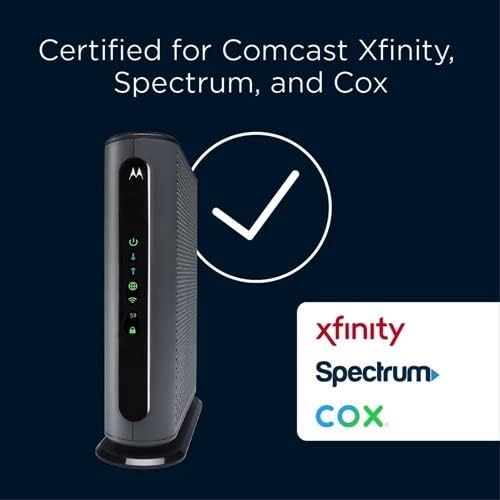 Motorola MG7550 16x4 Cable Modem Plus AC1900 Dual Band WiFi Gigabit Router