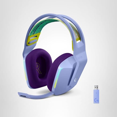 Logitech G733 Lightspeed Wireless Gaming Headset, Suspension Headband
