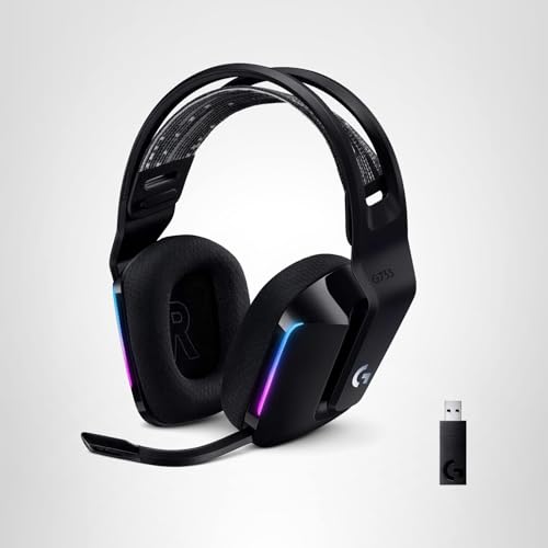 Logitech G733 Lightspeed Wireless Gaming Headset, Suspension Headband