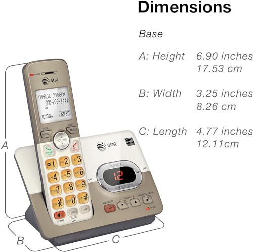 AT&T EL51203 DECT 6.0 2-Handset Cordless Phone
