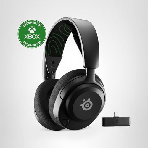 SteelSeries Arctis Nova 5P Wireless Multi-System Gaming Headset — White — Neodymium Magnetic Drivers — 100+ Audio Presets — 60 HR Battery — 2.4GHz or BT — Gen2.X Mic — PS5, PS4, PC, Switch, Mobile