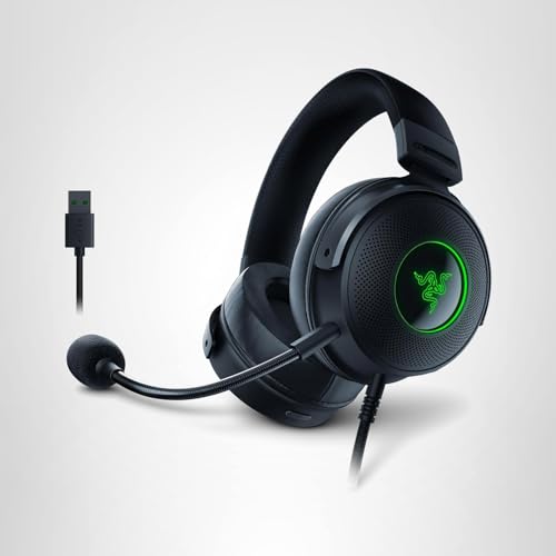 Razer Kraken V3 X Wired USB Gaming Headset: Lightweight Build