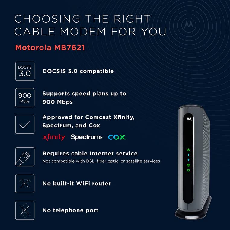 Motorola B12 - Advanced Compact Cable Modem
