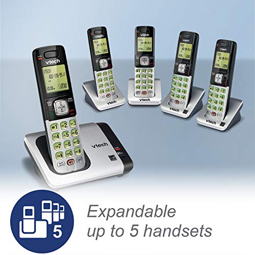 VTech CS6719-16 DECT 6.0 Phone with Caller ID/Call Waiting, 1 Cordless Handset, Red