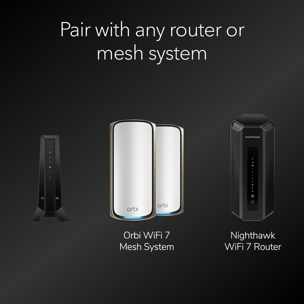 NETGEAR Nighthawk DOCSIS 3.1 Mid/high-Split Cable Modem