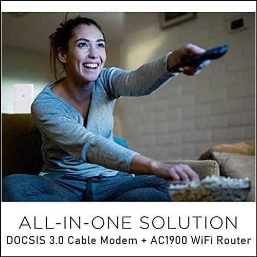 Motorola MG7550 16x4 Cable Modem Plus AC1900 Dual Band WiFi Gigabit Router
