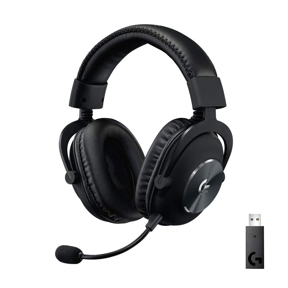 Logitech G Pro X Wired Gaming Headset: Blue VO!CE Detachable Boom Mic