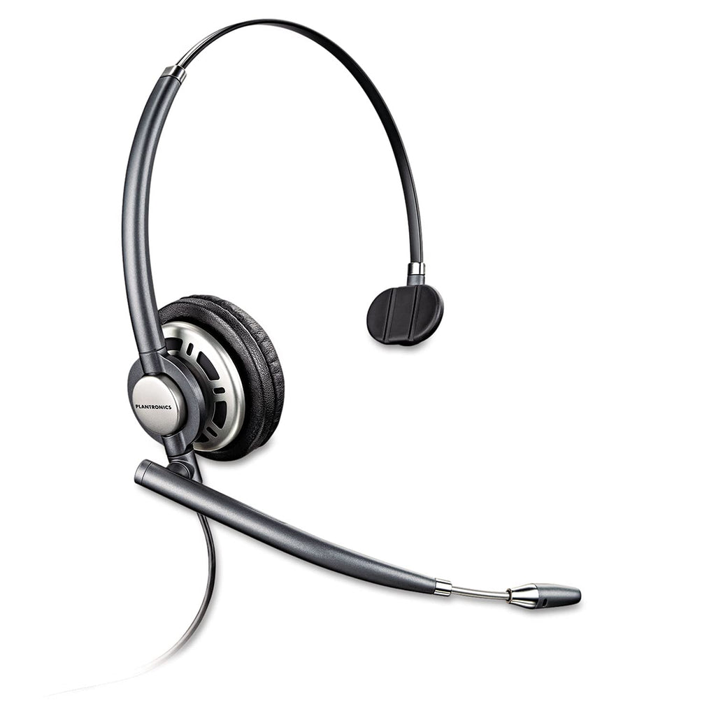 Plantronics 78712-101 EncorePRO 710 Wired Quick Disconnect Headset, Black