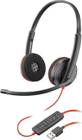 Plantronics - Blackwire 3220 - Wired Dual-Ear (Stereo) Headset with Boom Mic