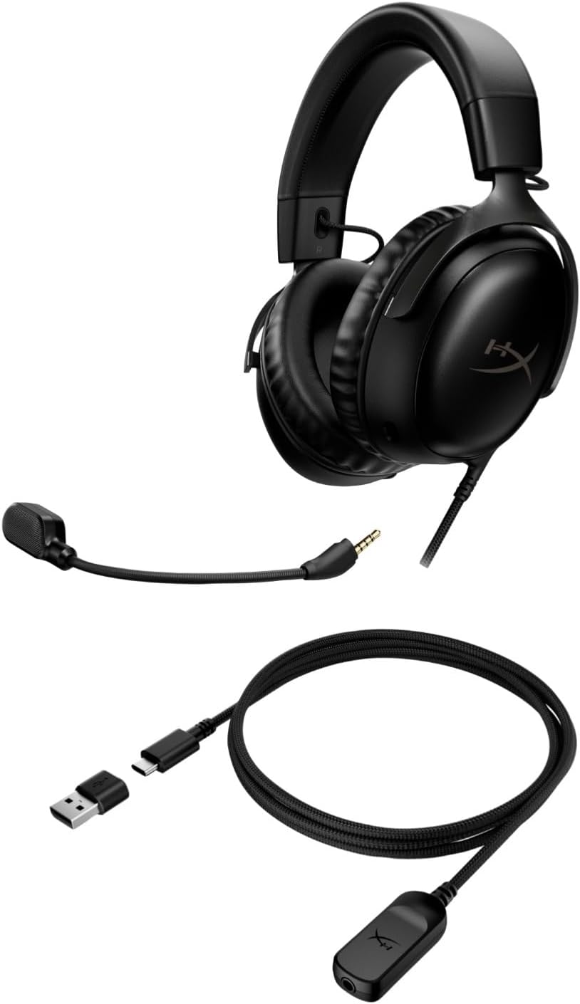 HyperX Cloud III – Wired Gaming Headset, PC, PS5, Xbox Series X|S