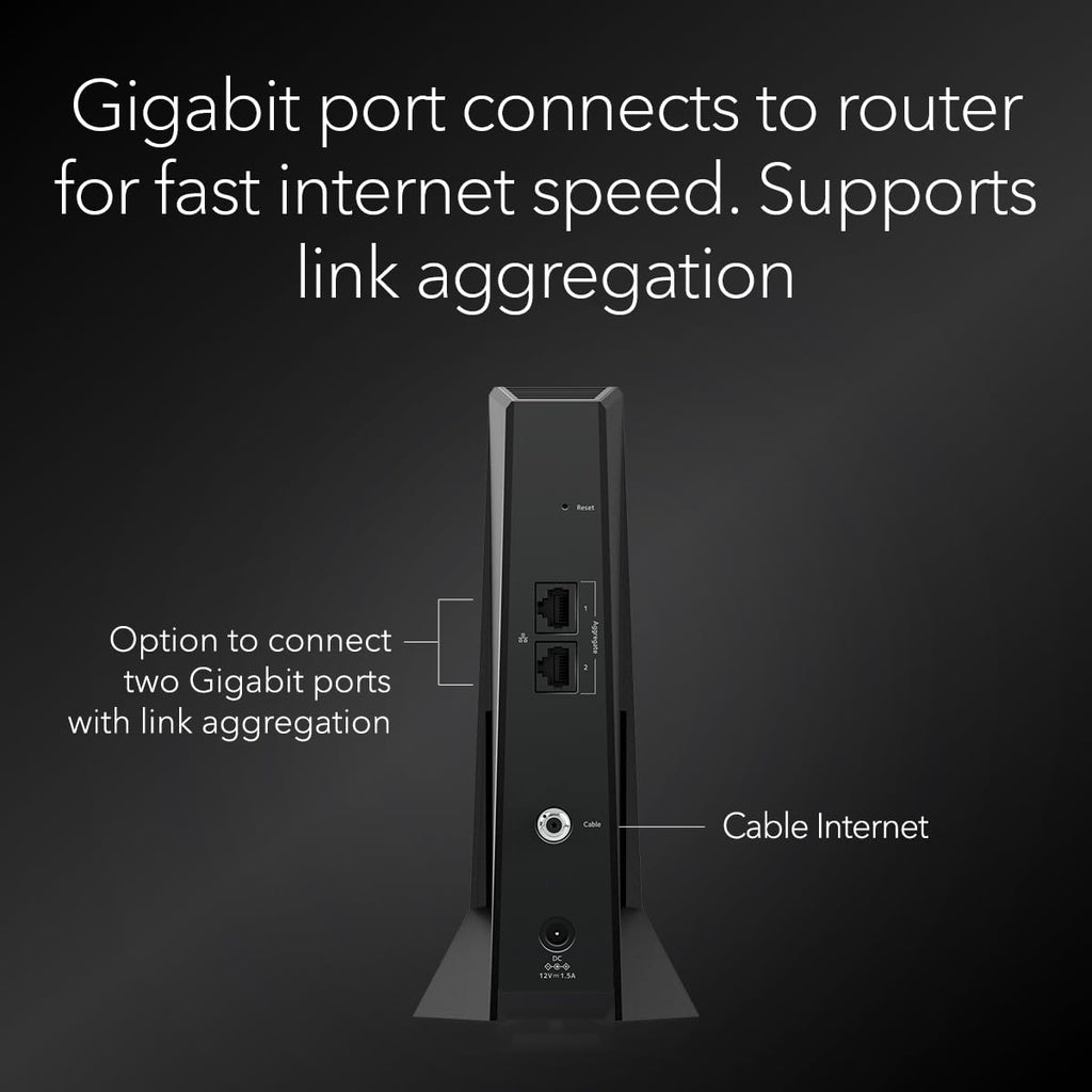 NETGEAR Nighthawk DOCSIS 3.1 Mid/high-Split Cable Modem