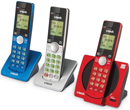 VTech CS6919-16 DECT 6.0 Cordless Phone, Red