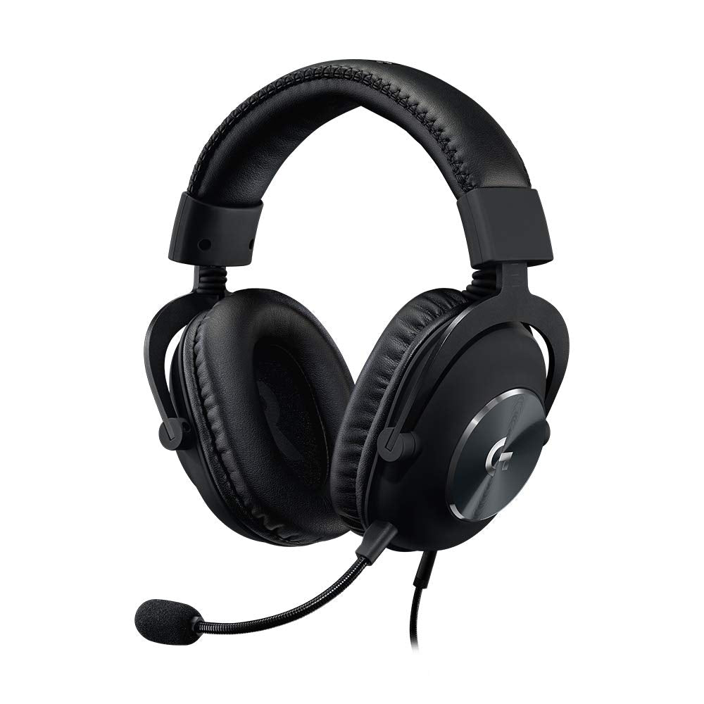 Logitech G Pro X Wired Gaming Headset: Blue VO!CE Detachable Boom Mic