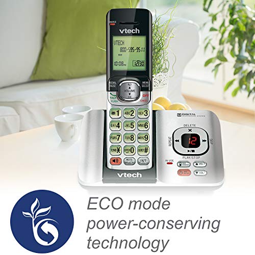 VTech CS6719-16 DECT 6.0 Phone with Caller ID/Call Waiting, 1 Cordless Handset, Red