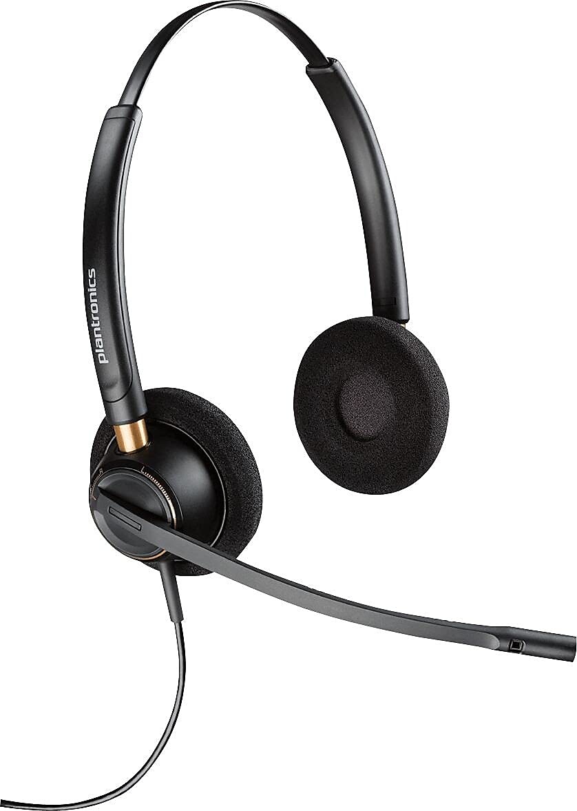 Plantronics Plnhw520 Encorepro HW520 Headset, Wire Connectivity, Black