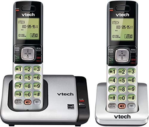 VTech CS6719-16 DECT 6.0 Phone with Caller ID/Call Waiting, 1 Cordless Handset, Red