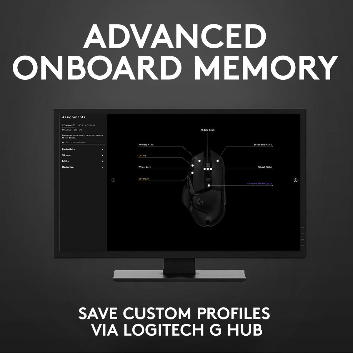 Logitech G502 Hero High Performance Wired Gaming Mouse, Hero 25K Sensor