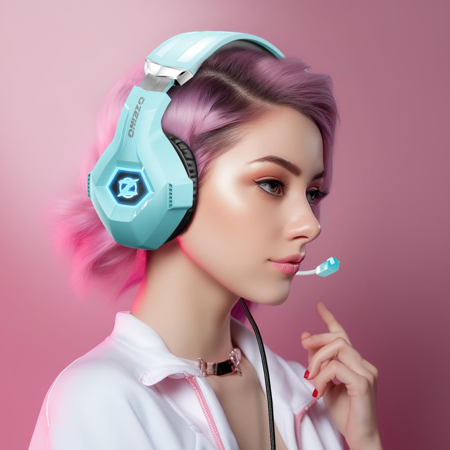 Ozeino Gaming Headset for PC, Ps4, Ps5, Xbox Headset with 7.1 Surround Sound