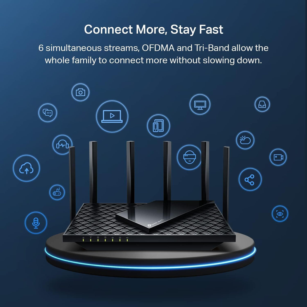 TP-Link AXE5400 Tri-Band WiFi 6E Router (Archer AXE75)
