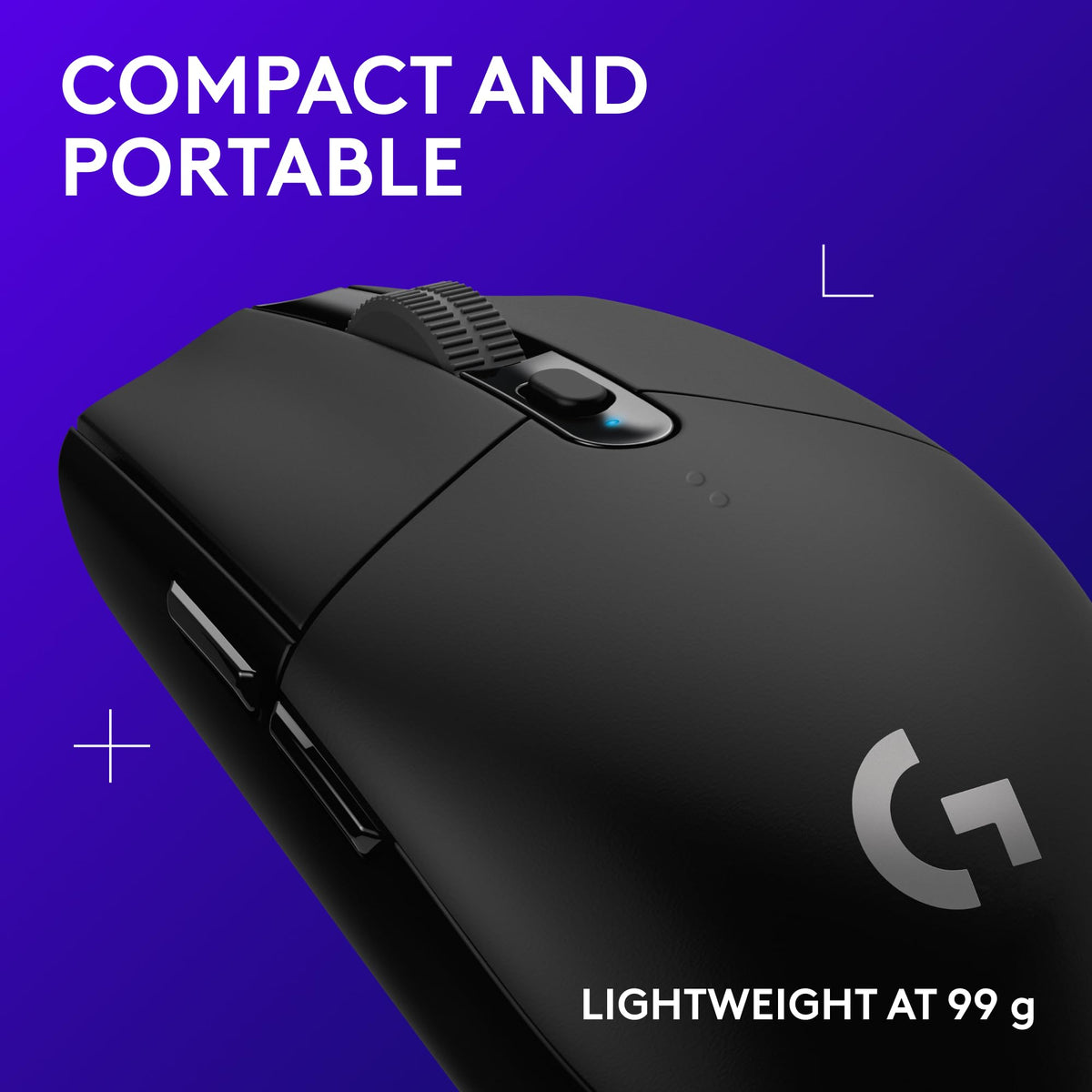 Logitech G305 Lightspeed Wireless Gaming Mouse, Hero Sensor