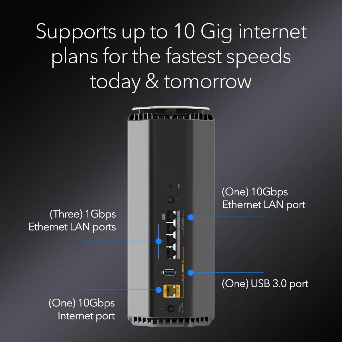 NETGEAR Nighthawk Tri-Band WiFi 7 Router (RS700S)