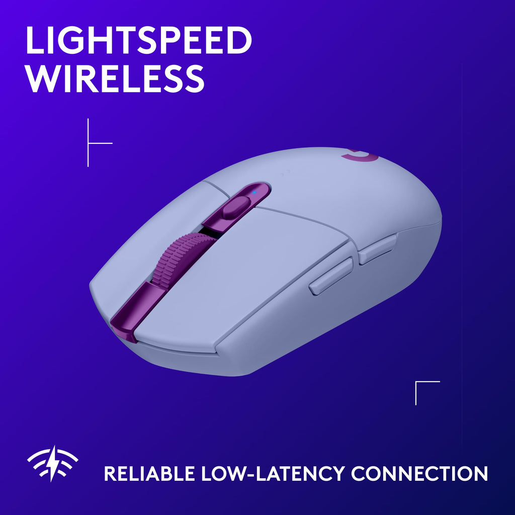 Logitech G305 Lightspeed Wireless Gaming Mouse, Hero Sensor