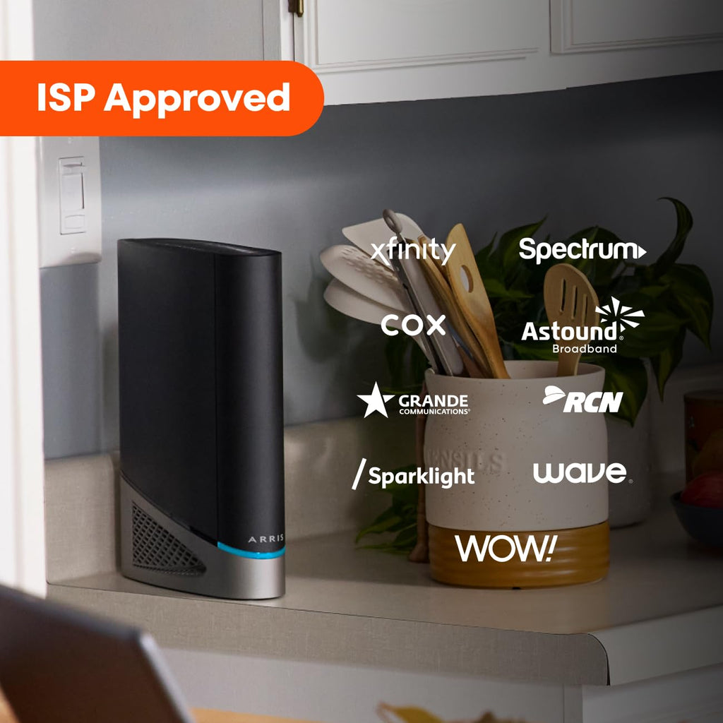 ARRIS SURFboard SB8200 DOCSIS 3.1 Multi‑Gig Cable Modem