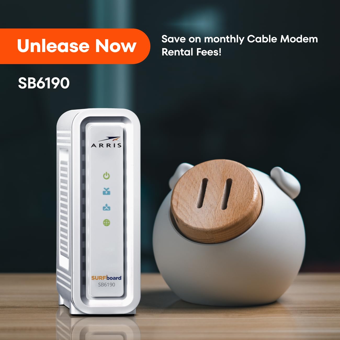 ARRIS (SB6190) - Cable Modem - DOCSIS 3.0 32x8 Gigabit Modem