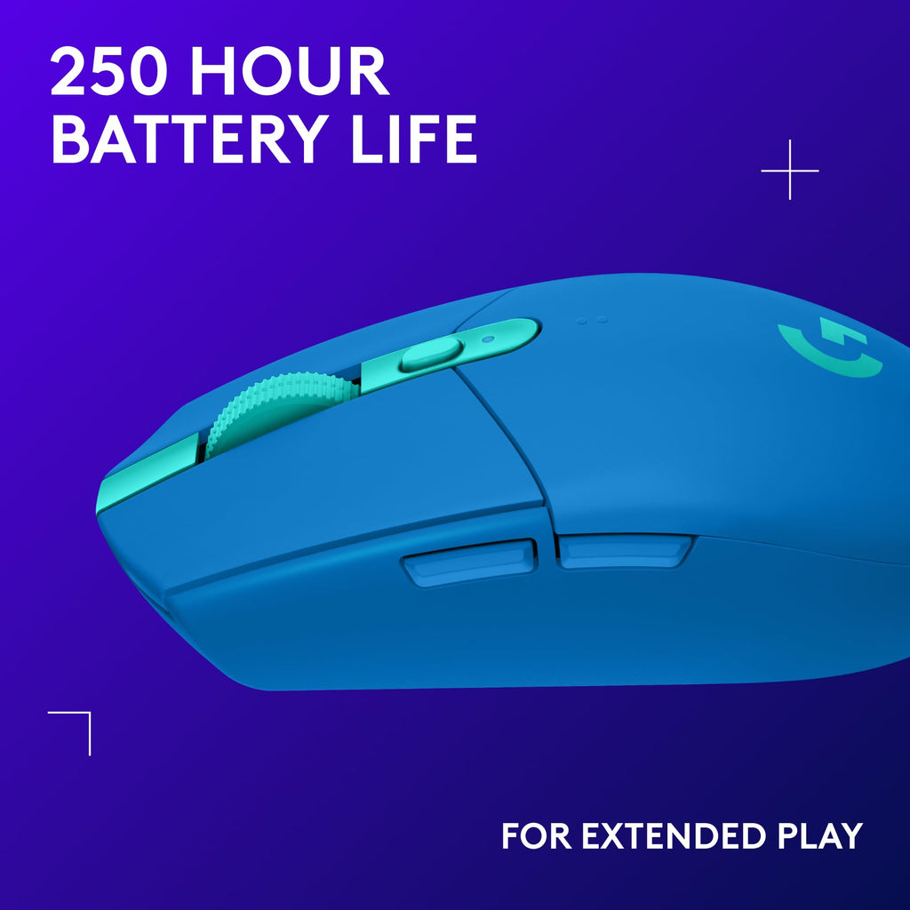 Logitech G305 Lightspeed Wireless Gaming Mouse, Hero Sensor
