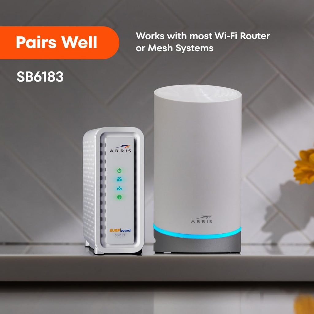 ARRIS (SB6183) -Cable Modem - Fast DOCSIS 3.0 16x4 Gigabi