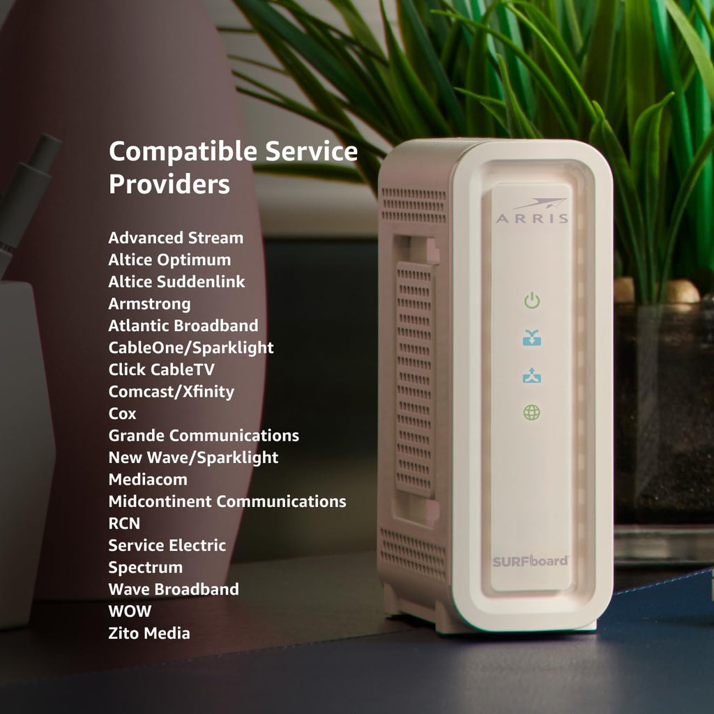 ARRIS (SB6190) - Cable Modem - DOCSIS 3.0 32x8 Gigabit Modem