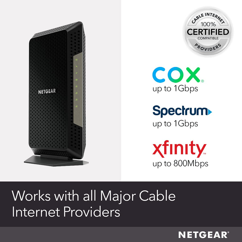 NETGEAR Nighthawk DOCSIS 3.1 Mid/high-Split Cable Modem