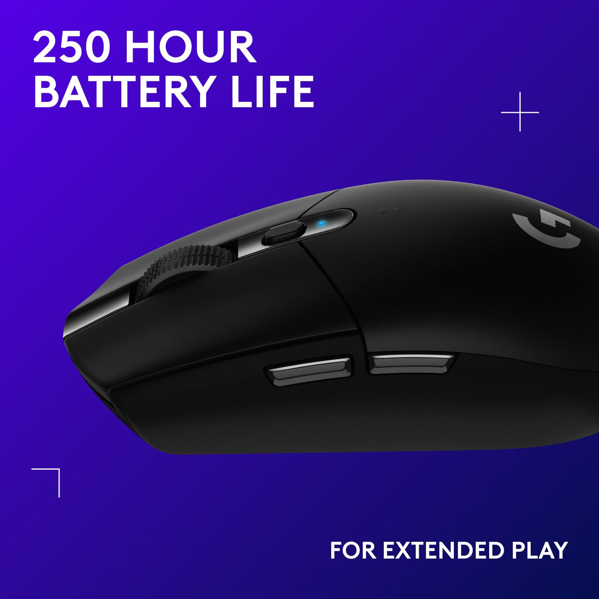 Logitech G305 Lightspeed Wireless Gaming Mouse, Hero Sensor