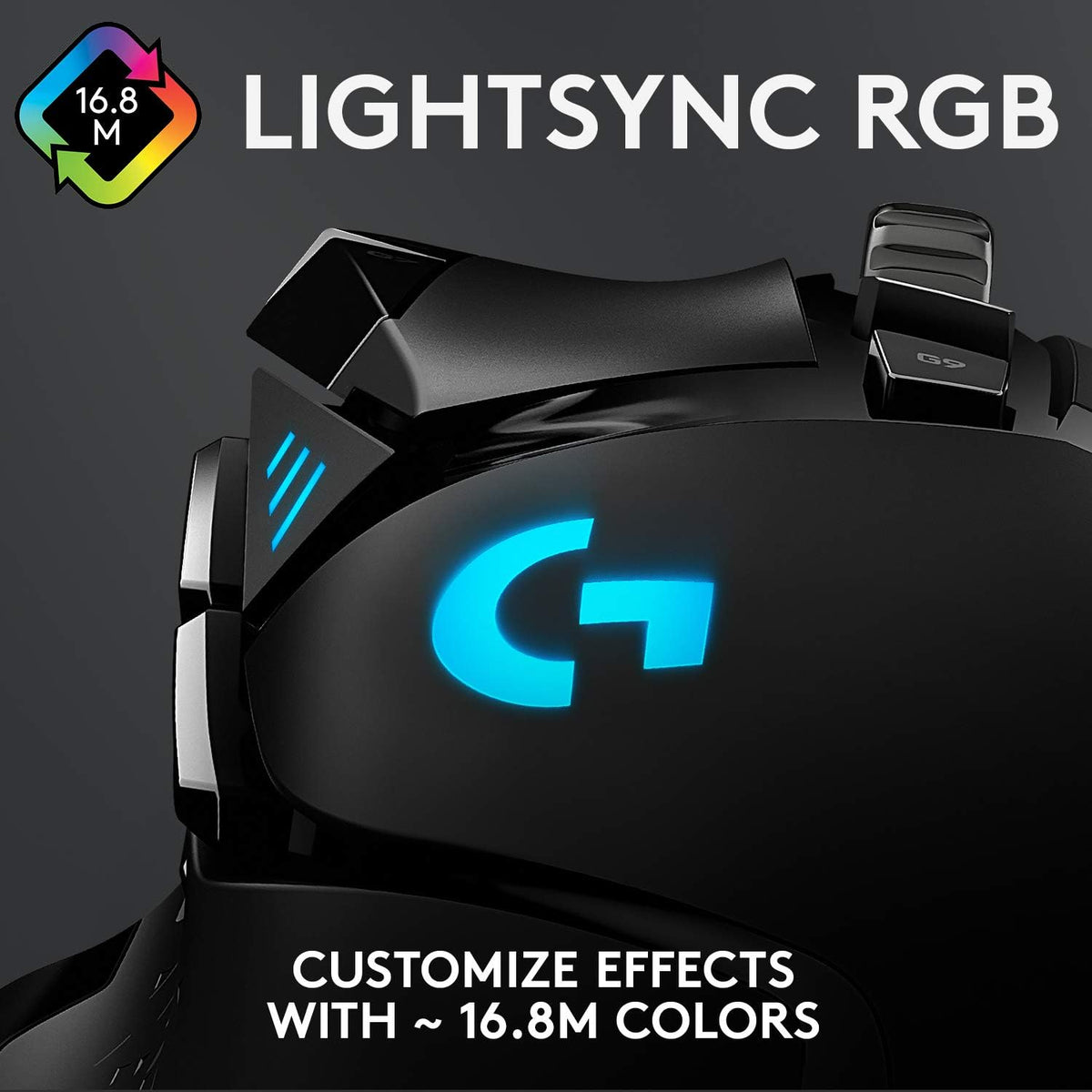 Logitech G502 Hero High Performance Wired Gaming Mouse, Hero 25K Sensor