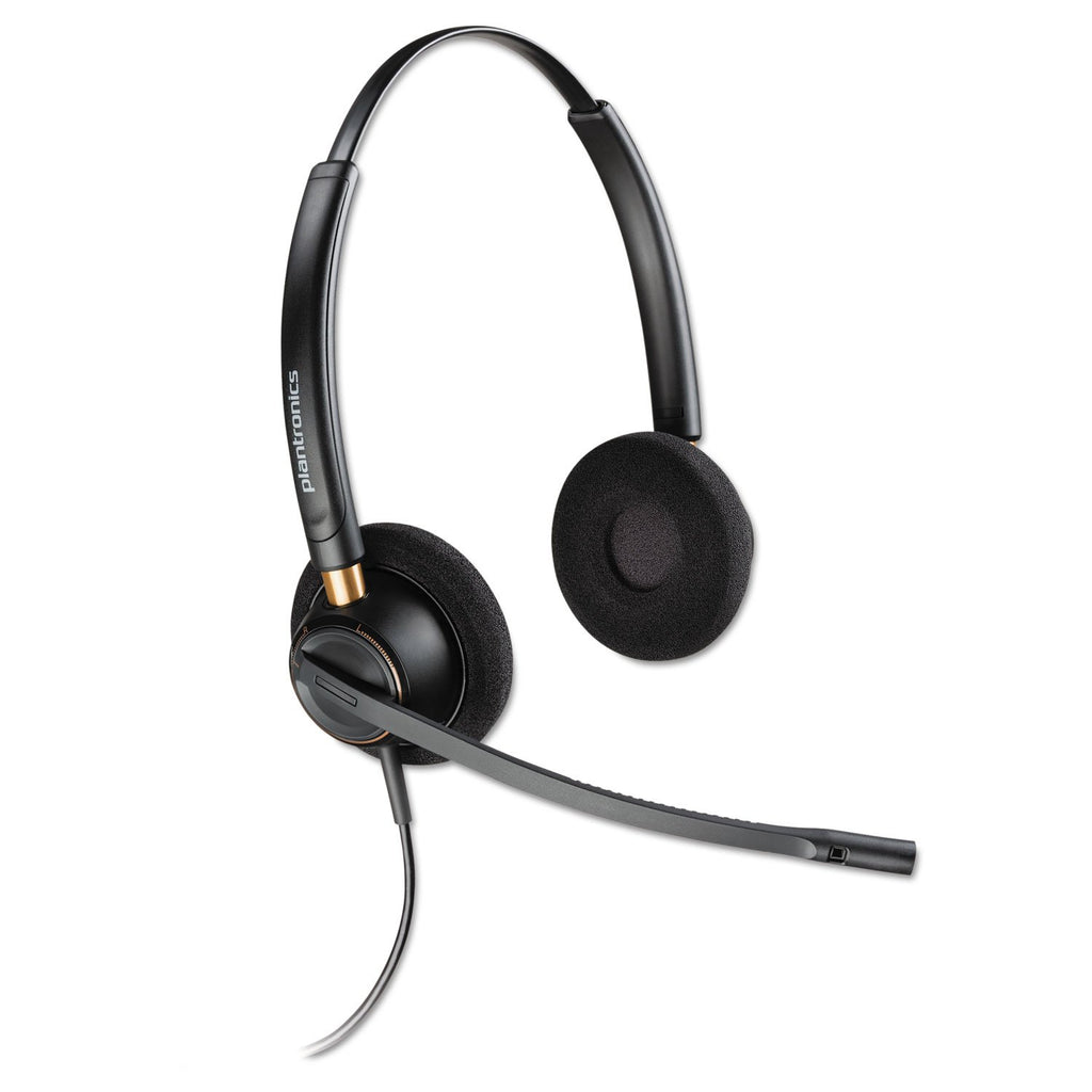 Plantronics Plnhw520 Encorepro HW520 Headset, Wire Connectivity, Black