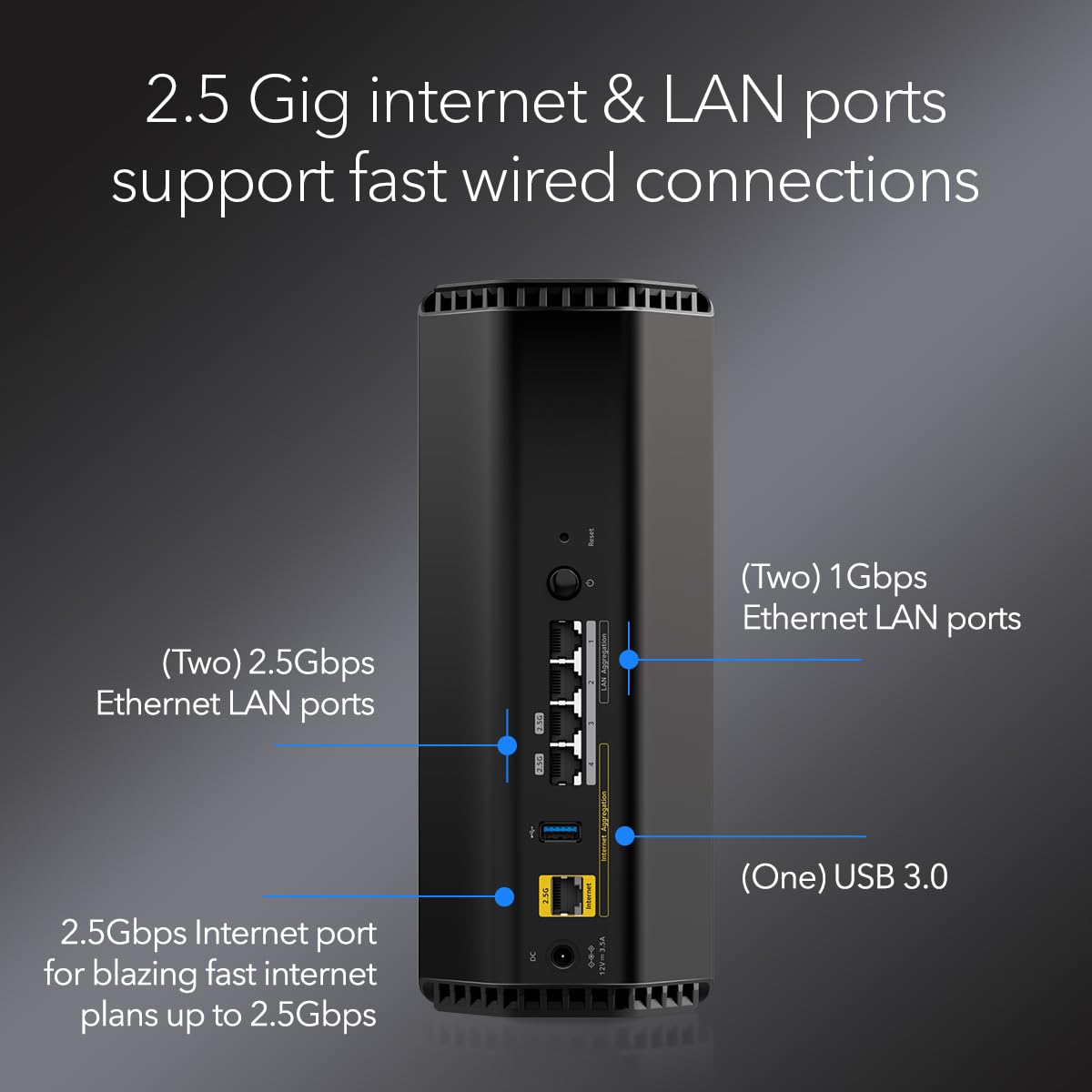 NETGEAR Nighthawk Tri-Band WiFi 7 Router (RS700S)