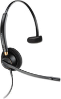 Plantronics HW510 EncorePro Noise Cancelling Over Head Monaural Headset, Black