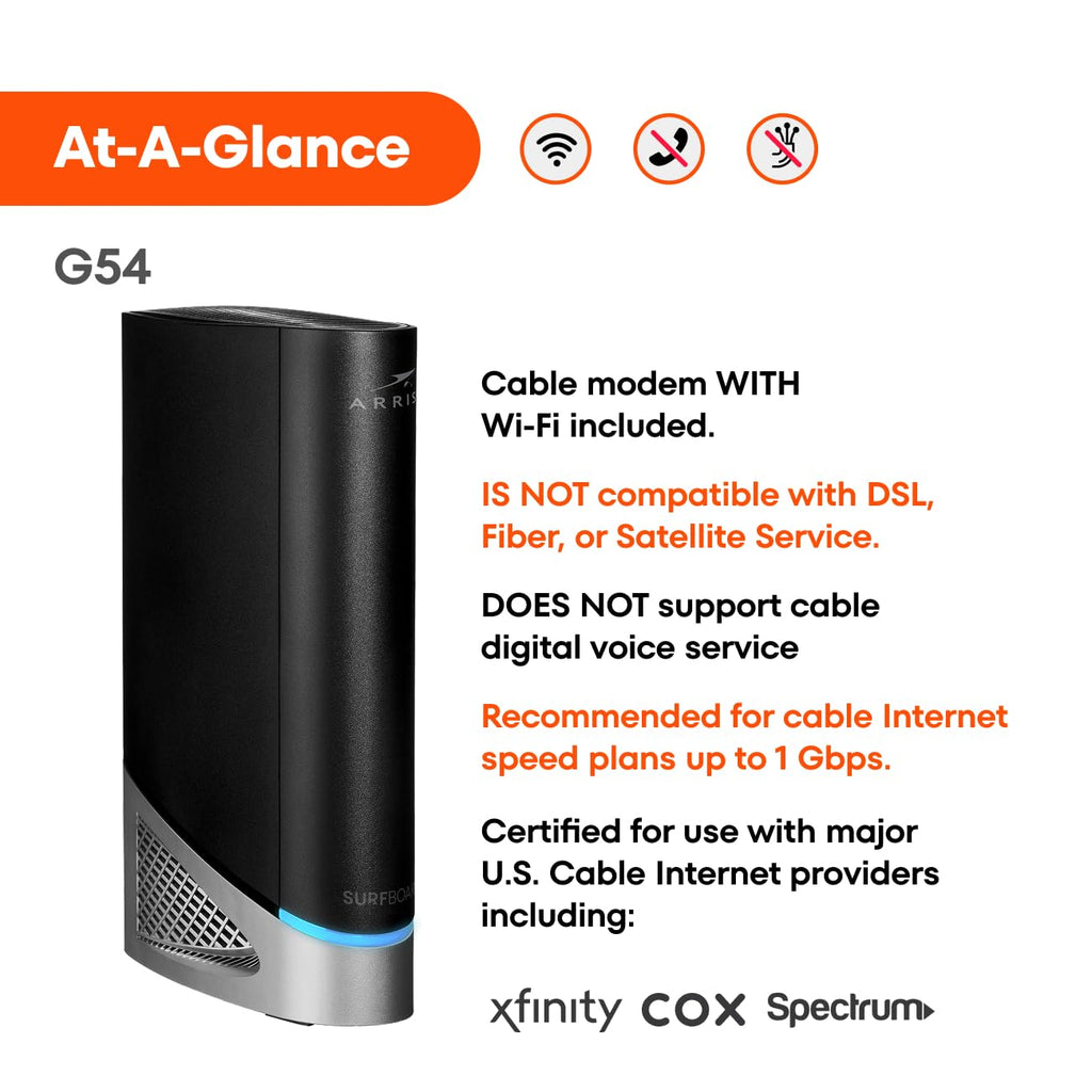 ARRIS SURFboard SB8200 DOCSIS 3.1 Multi‑Gig Cable Modem