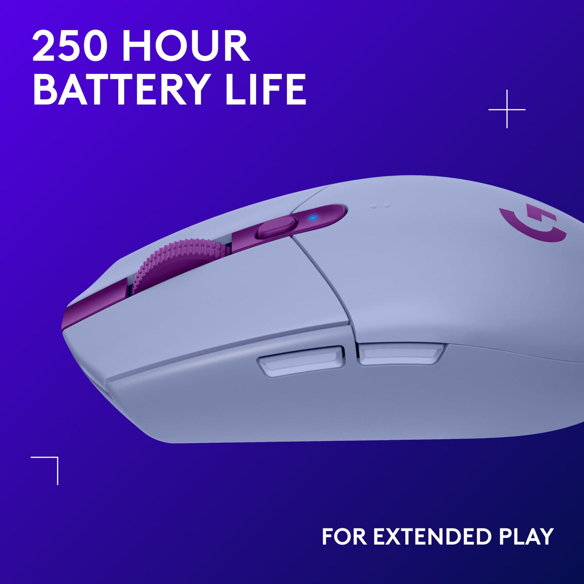 Logitech G305 Lightspeed Wireless Gaming Mouse, Hero Sensor