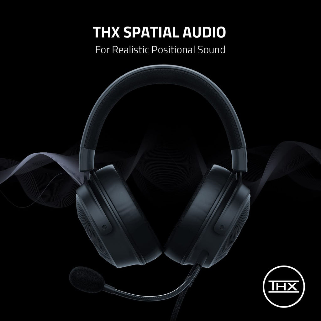 Razer Kraken V3 X Wired USB Gaming Headset: Lightweight Build