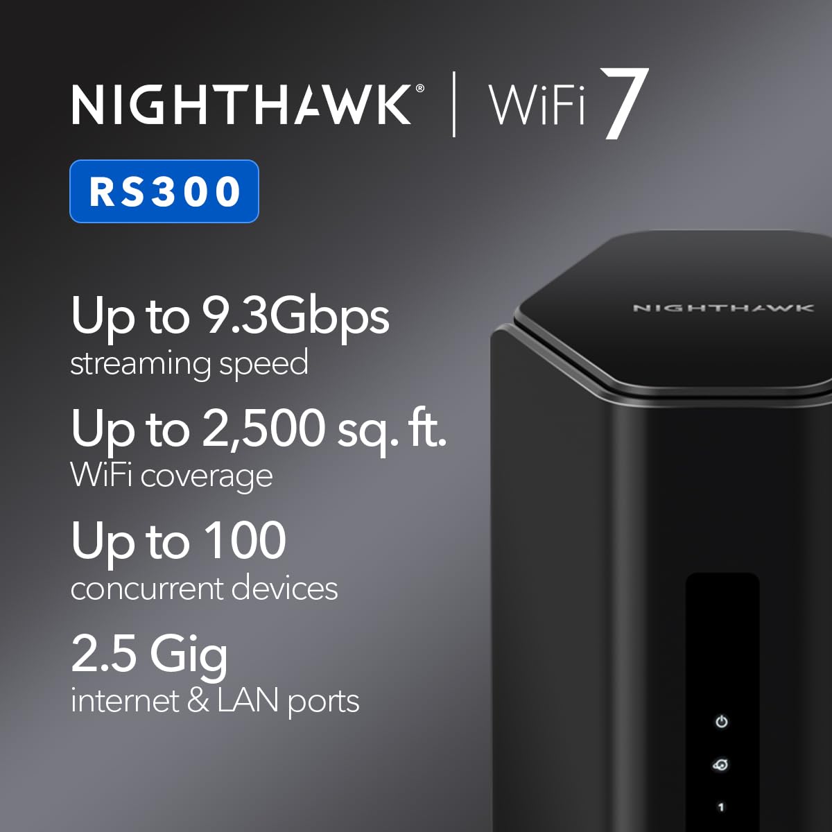 NETGEAR Nighthawk Tri-Band WiFi 7 Router (RS700S)