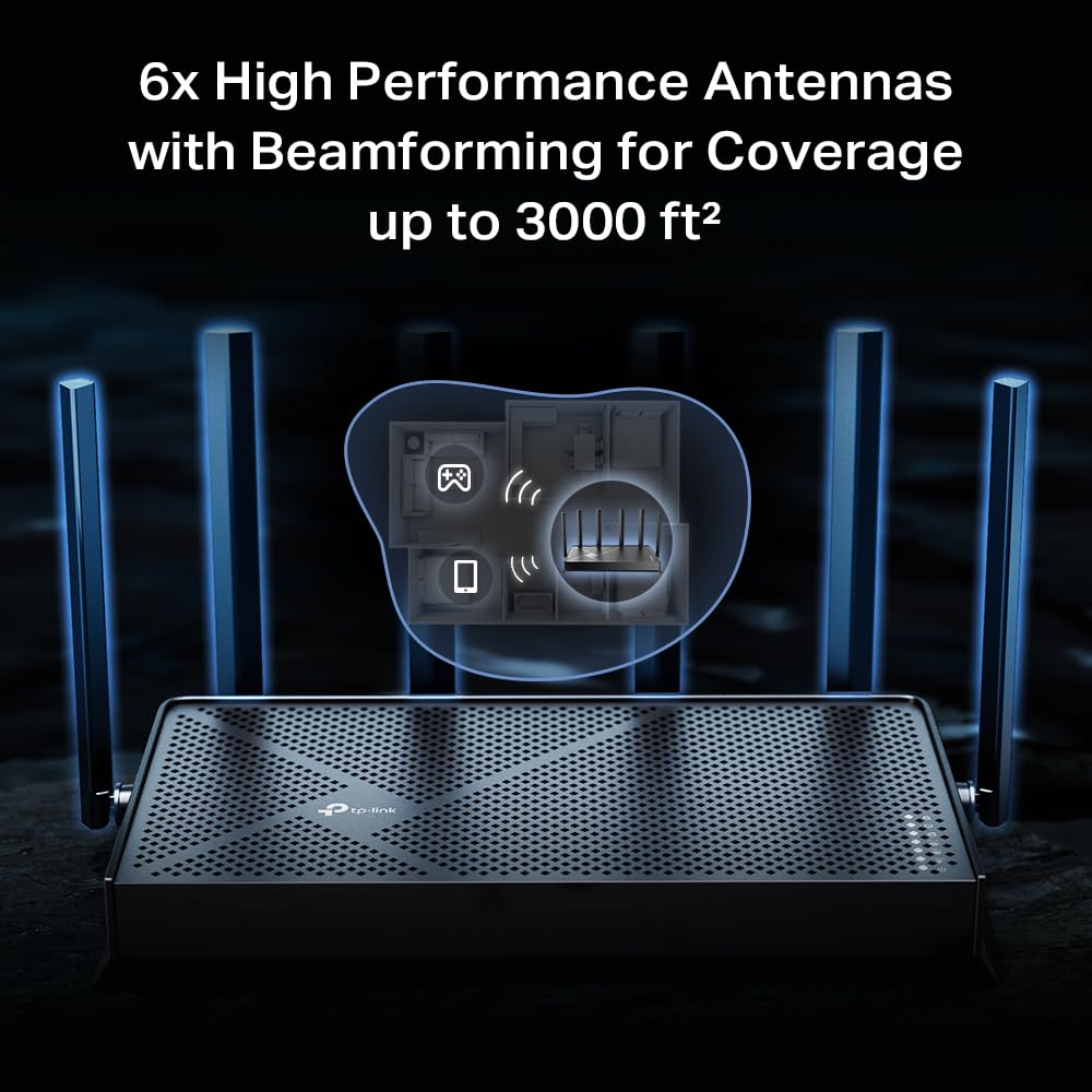 TP-Link AXE5400 Tri-Band WiFi 6E Router (Archer AXE75)