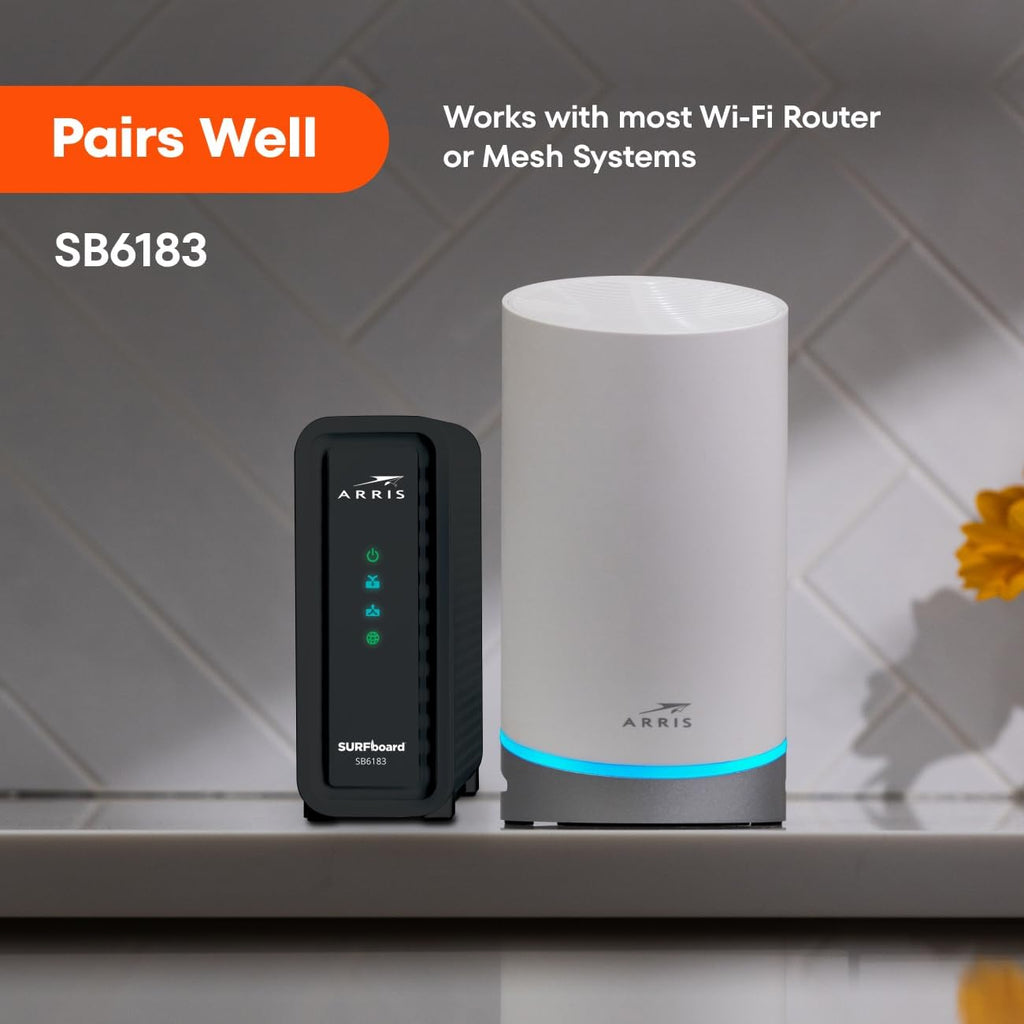 ARRIS (SB6183) -Cable Modem - Fast DOCSIS 3.0 16x4 Gigabi